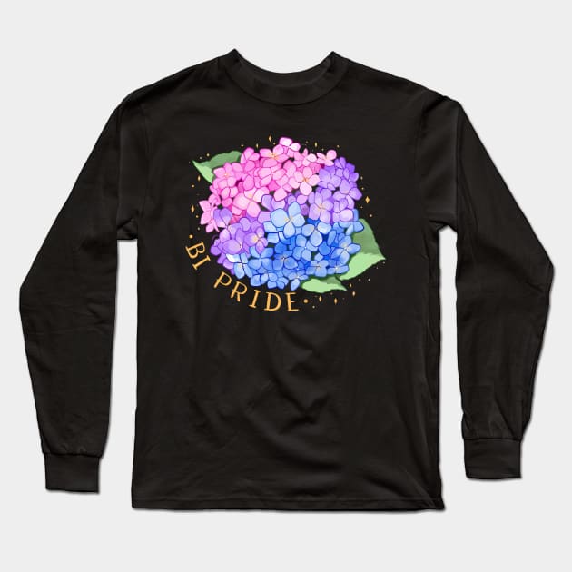 Bi drangea Long Sleeve T-Shirt by mizoneroberto